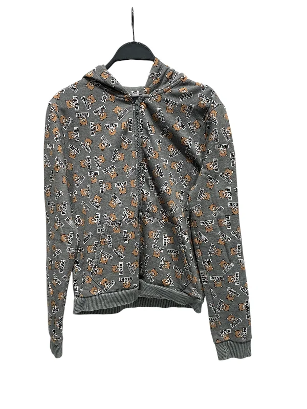 MOSCHINO/Jacket/S/All Over Print/Cotton/GRY/Artist Jackets