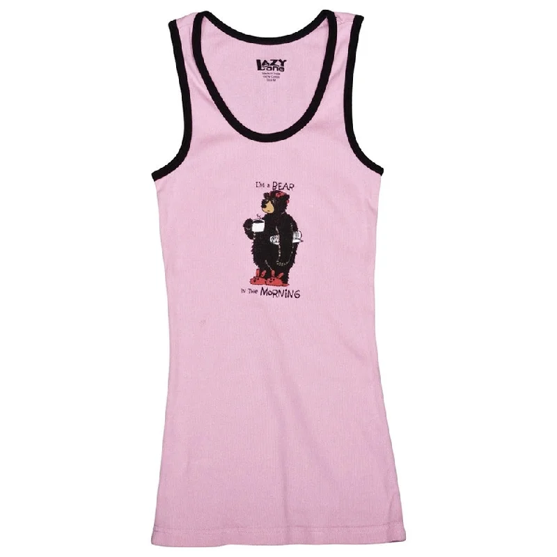 Reflective tankBear in the Morning Juniors Tank Top