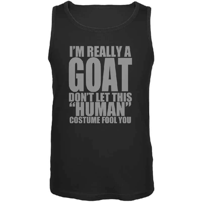 Mesh jacketHalloween Human Goat Costume Mens Tank Top