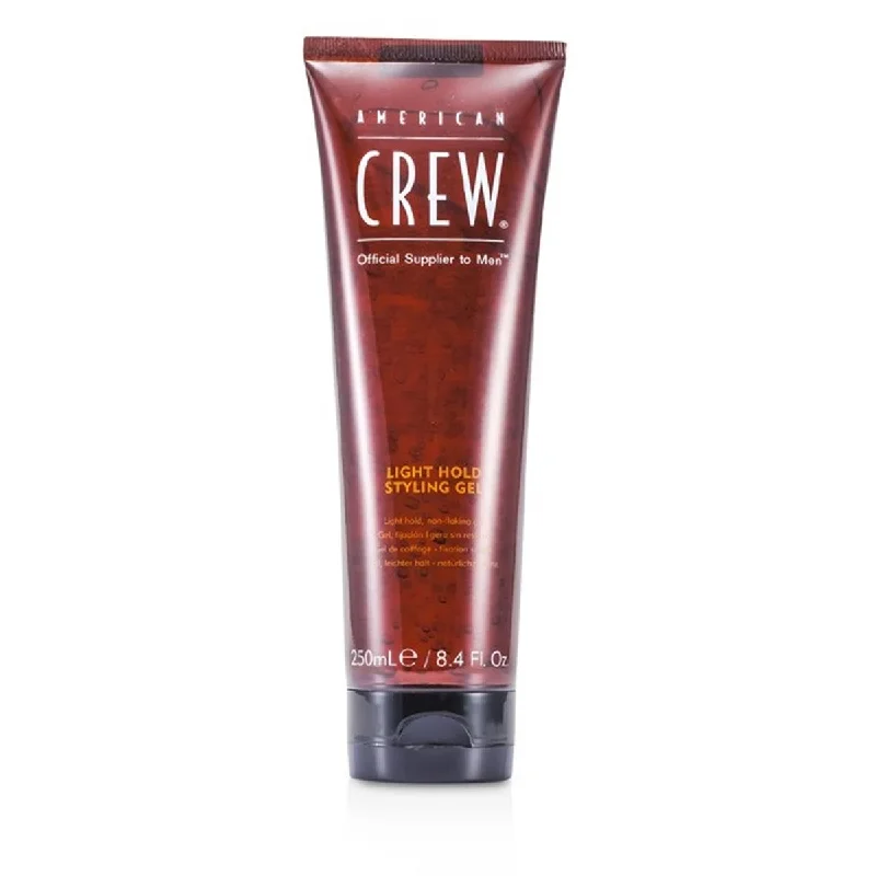 American Crew 170239 8.4 oz Men Light Hold Styling Non-Flaking Gel Hair CareCrewneckstripes