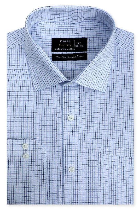 Blue Formal ShirtPrinted Shirts