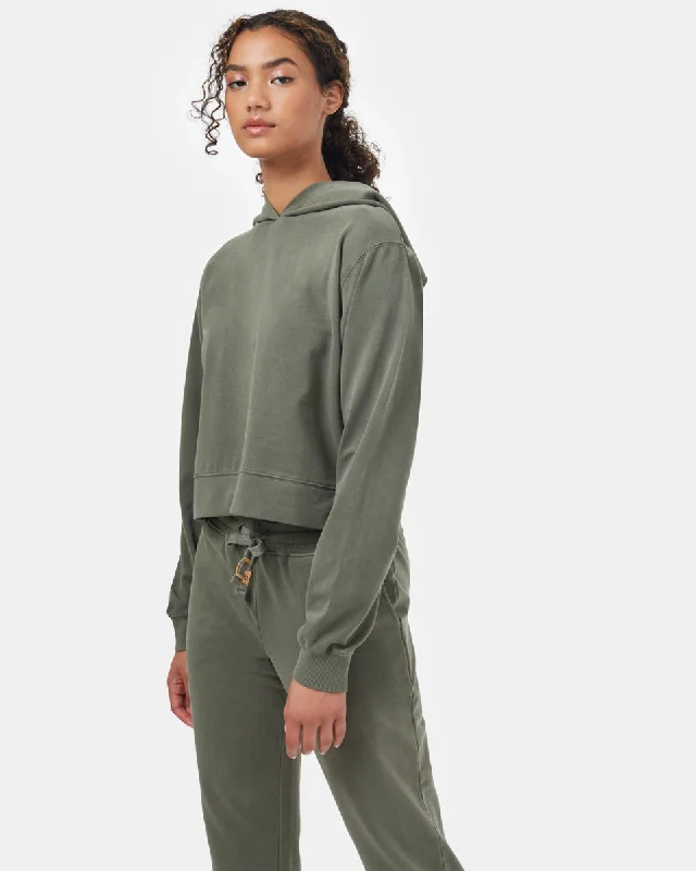 Oversized HoodiesFrench Terry Cropped Hoodie