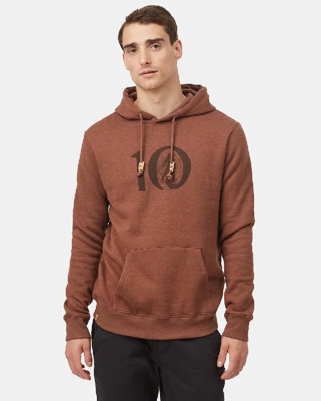 Asymmetrical HoodiesWoodgrain Ten Hoodie