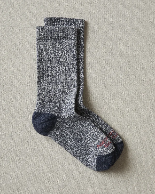 Crew Socks - Marl NavyCrewneckgame