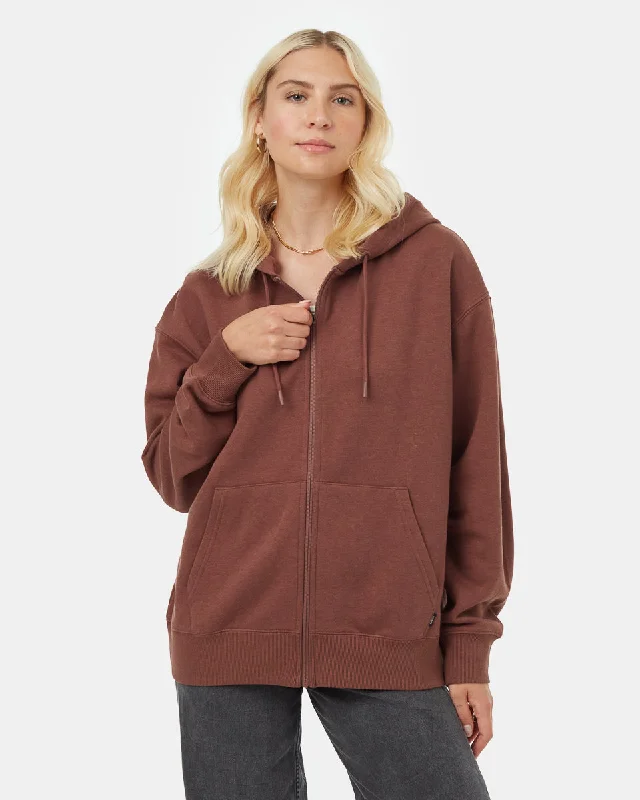 Organic Cotton SweatshirtsTreeFleece Oversized Zip Hoodie