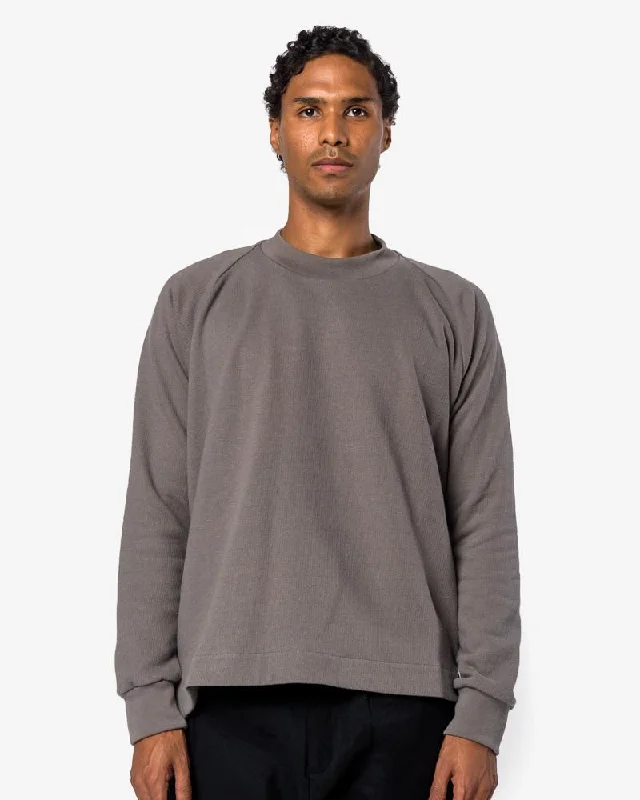 Crew Neck Sweater #29 in Light LeadCrewneckcashmere