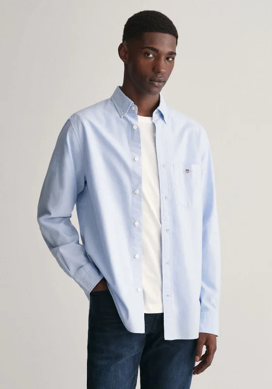 Gant Regular Fit Oxford Shirt, Light BlueFringed Shirts