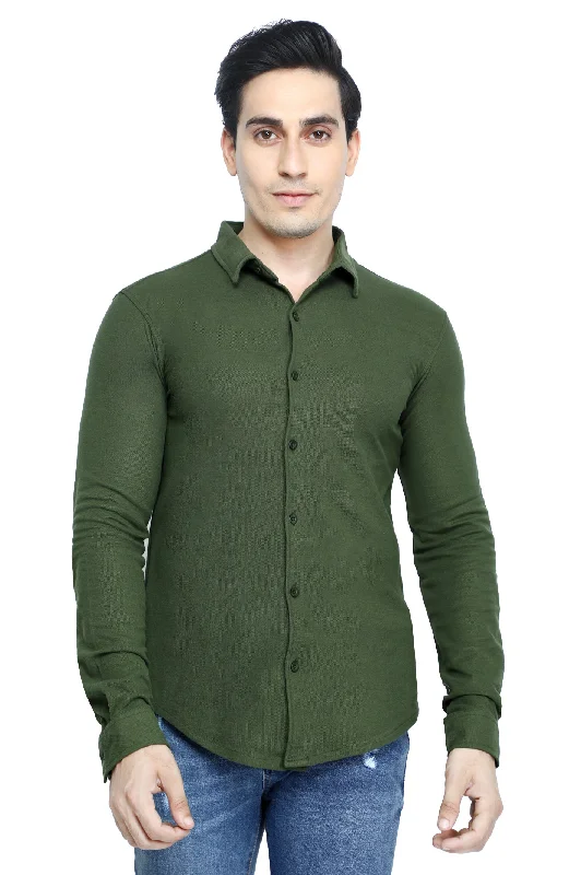 Olive Casual ShirtStatement Shirts