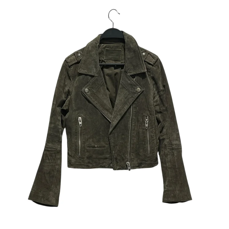 Sl8/Jacket/S/Suede/KHK/olive moto stylePerformance Jackets