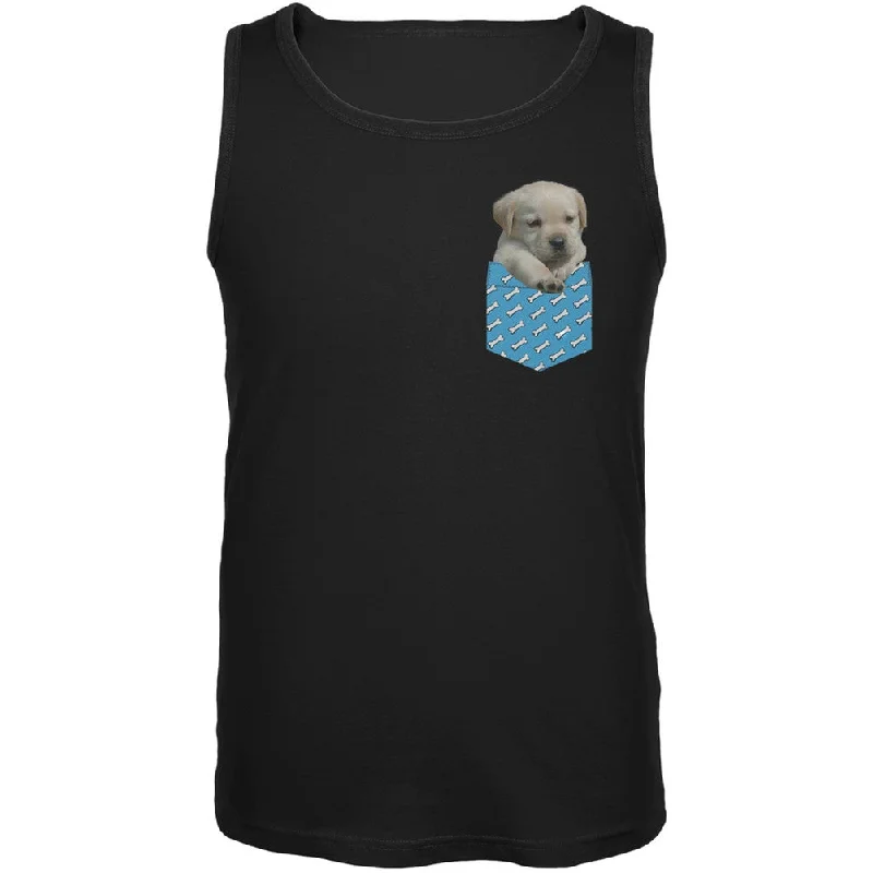 Sports jacketFaux Pocket Gold Retriever Tank Top