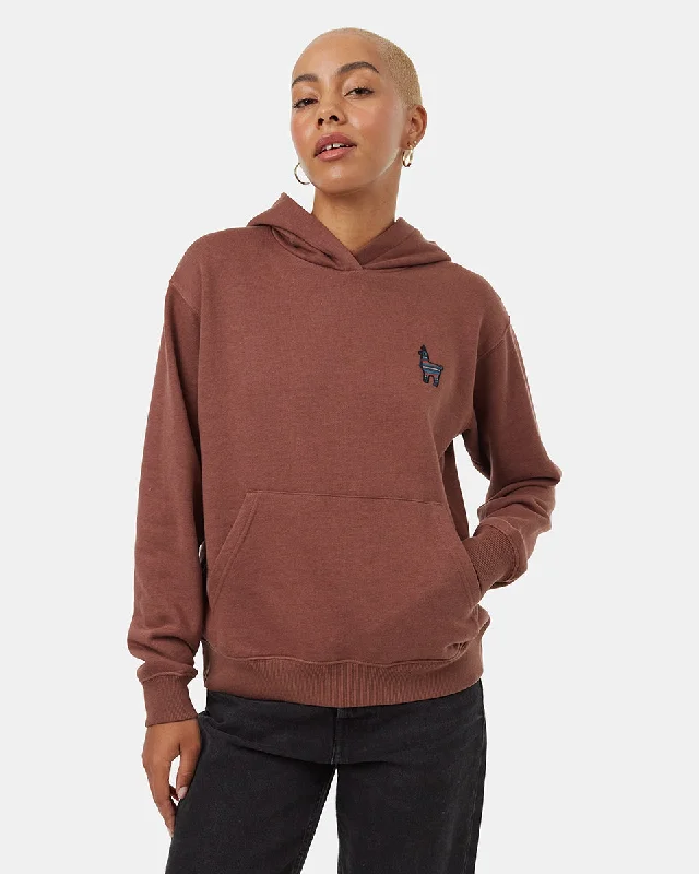 Colorblock HoodiesPeru Embroidered Llama Hoodie