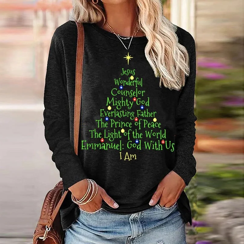 Urban Short Sleeve TopsRound Neck T-shirt 3D Printed Short Sleeve Christmas Funny Pattern Women's Clothing