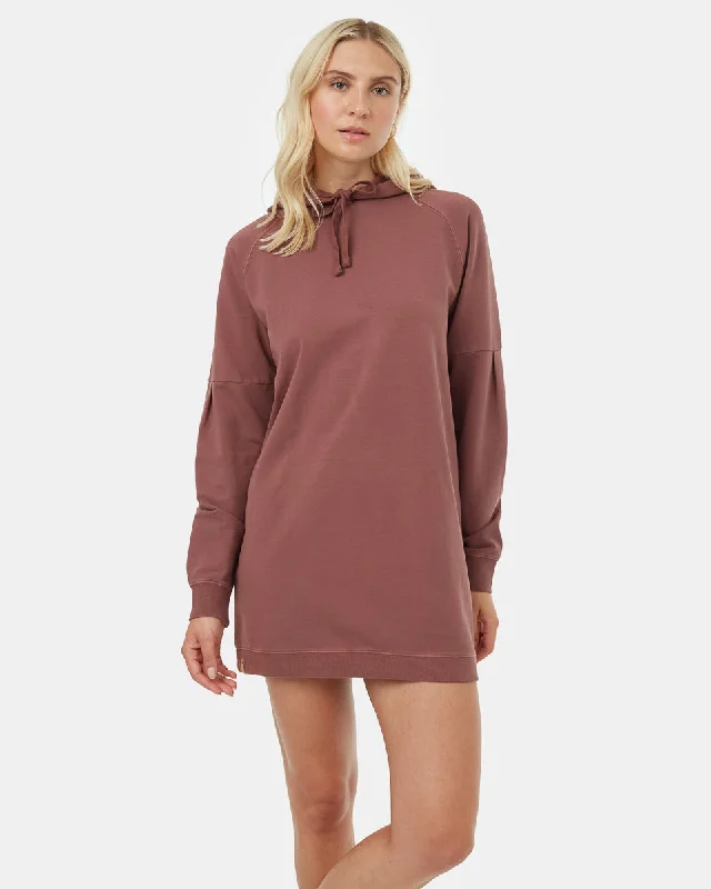 Velour SweatshirtsOversized French Terry Hoodie Dress