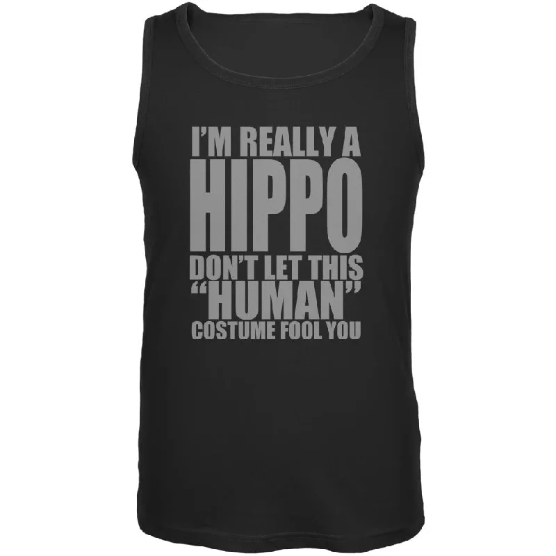 Cycling jacketHalloween Human Hippo Costume Mens Tank Top