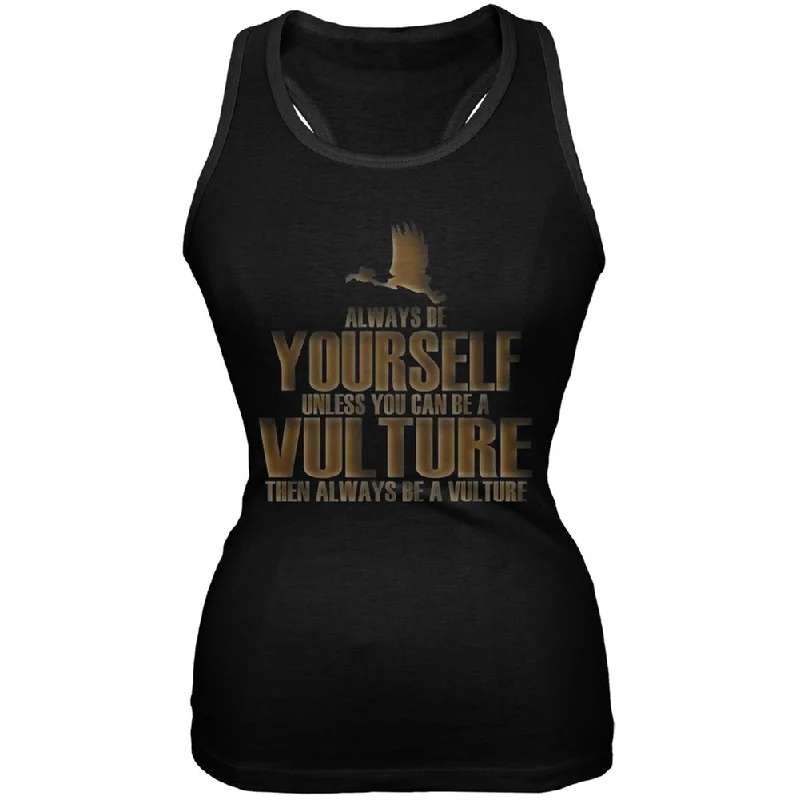 Reflective hoodieAlways Be Yourself Vulture Black Juniors Soft Tank Top