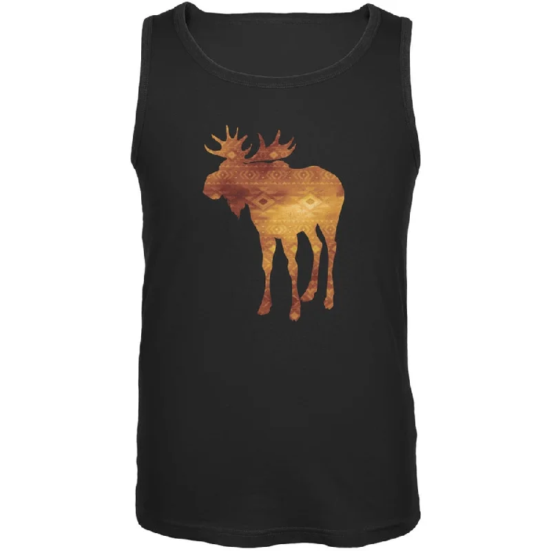 Training hoodieNative American Spirit Moose Black Adult Tank Top