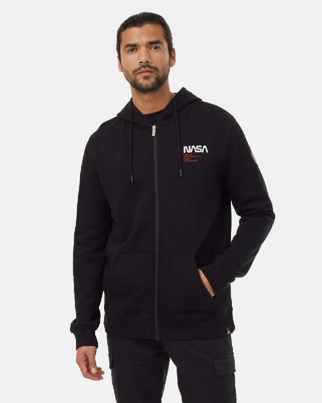 Sherpa-Lined HoodiesShuttle Patch Zip Hoodie