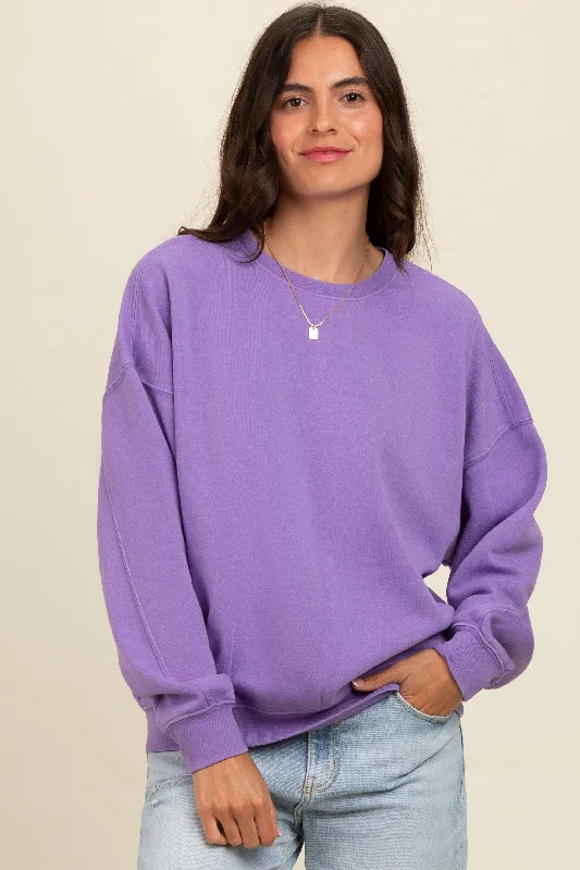 Lavender Heather Crewneck SweatshirtCrewneckexperience