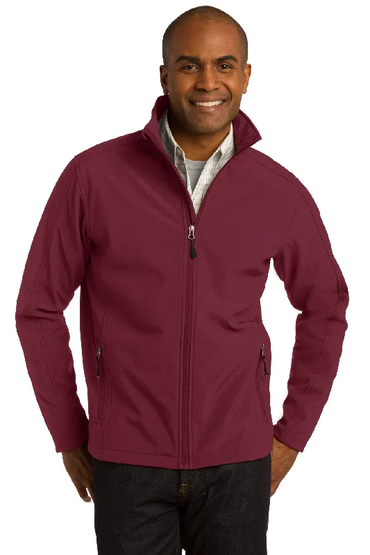 Port Authority ®  Core Soft Shell Jacket. J317 - Maroon - Port Authority J317Glitter Jackets