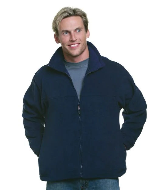 Bayside USA-Made Full-Zip Fleece Jacket - Bayside 1130Summer Jackets