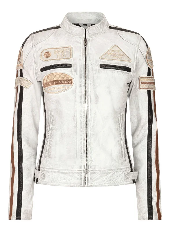 Leather Motorcycle Biker JacketVarsity Jackets