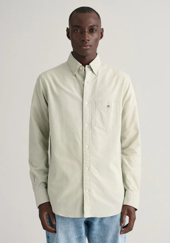 Gant Oxford Shirt, Milky MatchaPeplum Shirts