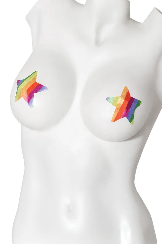 Rainbow X And Star Shaped Flat Pasty Set