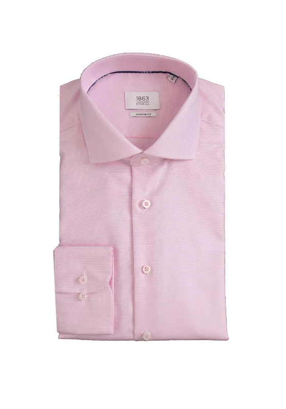 1863 by Eterna Modern Fit Shirt, PinkHip-Hop Shirts