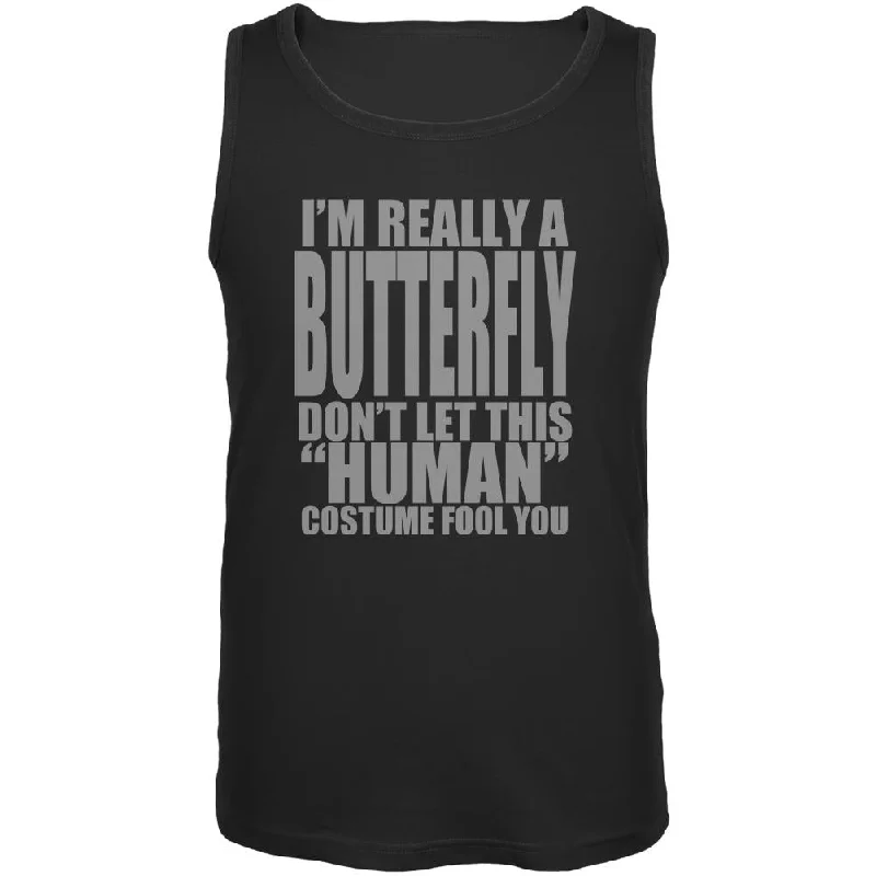 Trail jacketHalloween Human Butterfly Costume Mens Tank Top