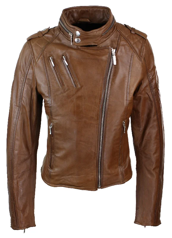 Genuine Leather Biker Jacket Velvet LiningCashmere Jackets