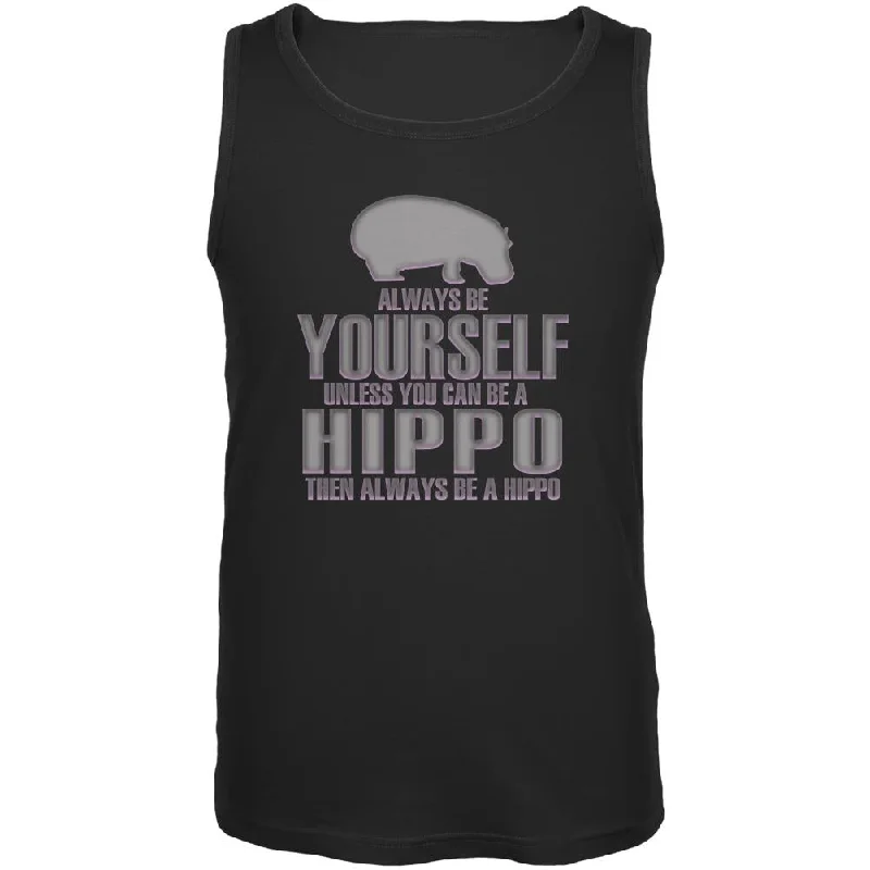 Thermal vestAlways Be Yourself Hippo Mens Tank Top