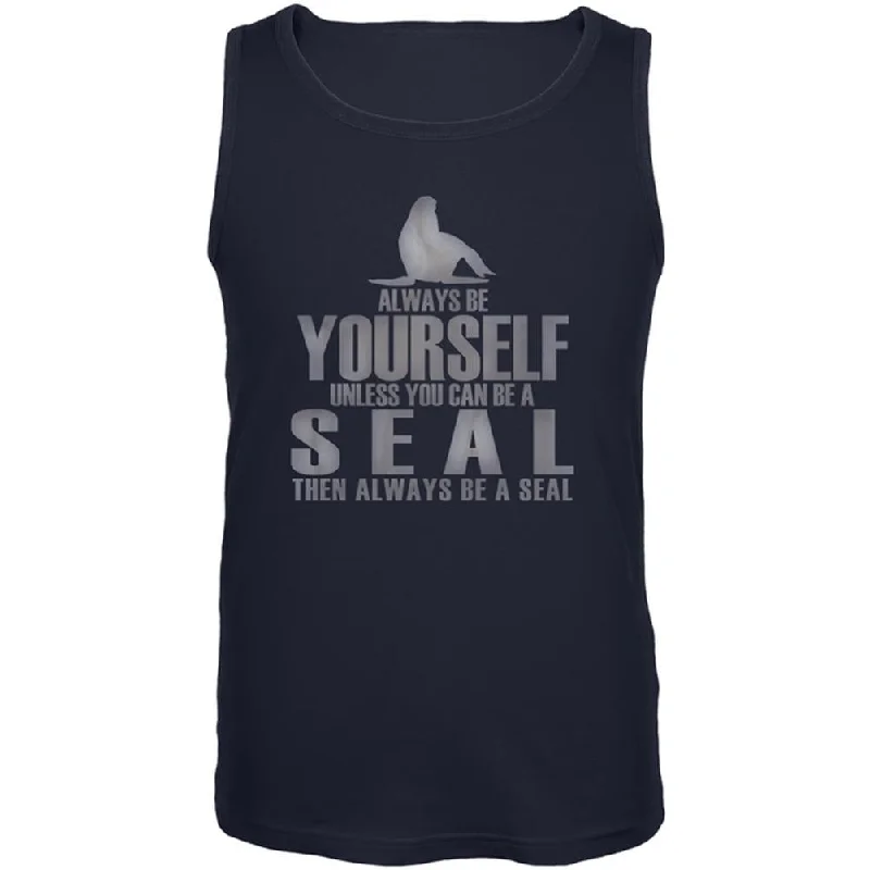 Performance vestAlways Be Yourself Seal Mens Tank Top