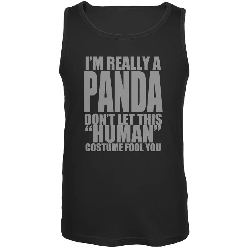 Waterproof jacketHalloween Human Panda Costume Mens Tank Top