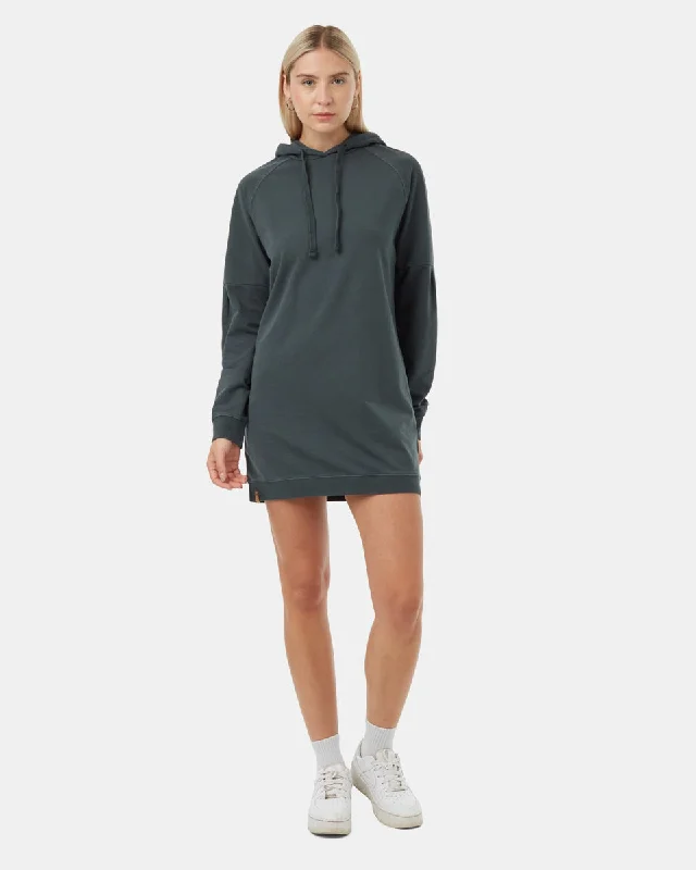 Velour SweatshirtsOversized French Terry Hoodie Dress