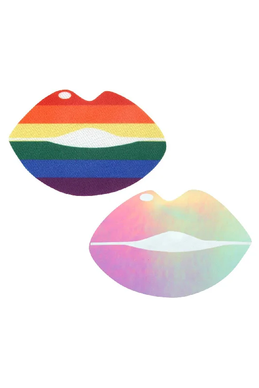 Rainbow Lips Pasties Set