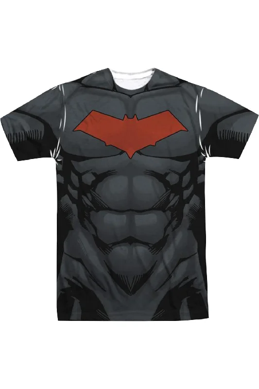 Batman Red Hood Style 2 (Front/Back Print) Short Sleeve Adult Poly Crew Tee / T-ShirtCrewneckicon