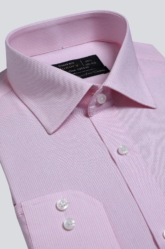 Pink Formal ShirtMesh Shirts