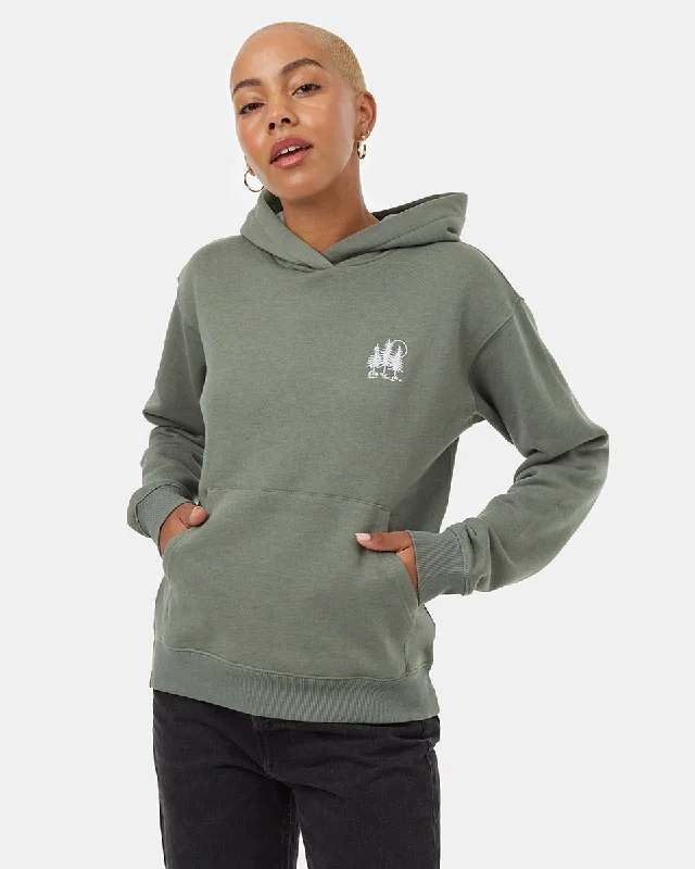 Fitted SweatshirtsTreeFleece Golden Spruce Forest Hoodie