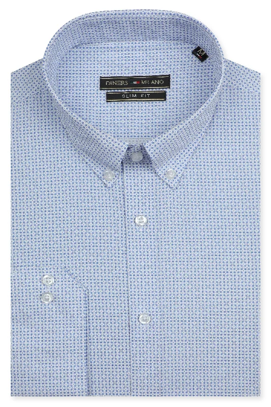 Sky Blue Formal ShirtGlitter Shirts